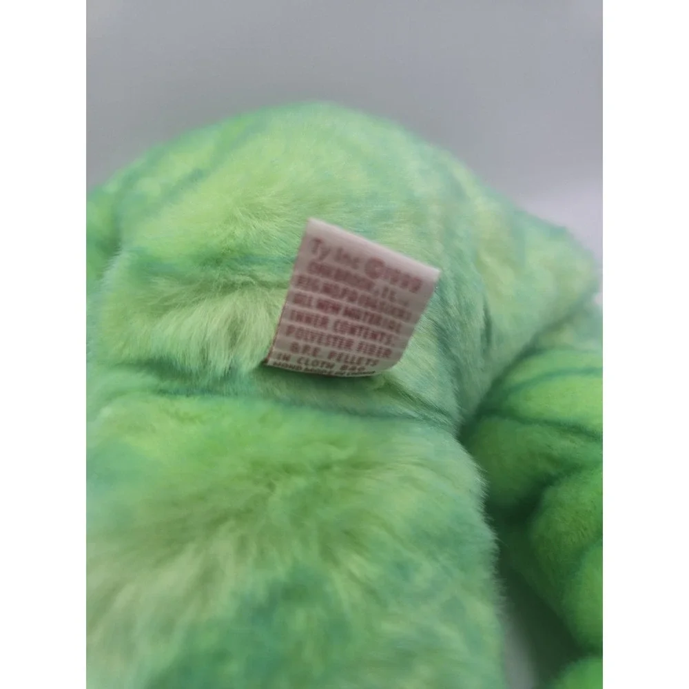Ty Beanie Buddies Green Kicks Soccer Bear 14 inch Plush Retired 1999 NWT